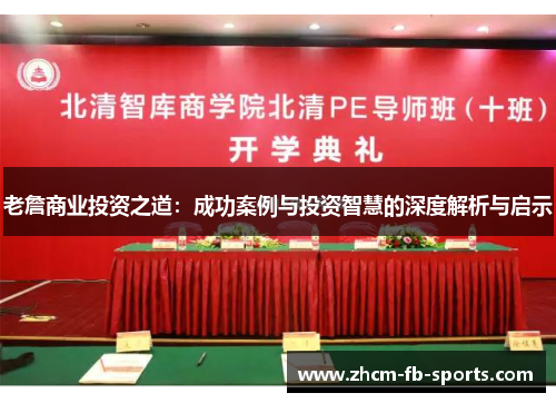老詹商业投资之道：成功案例与投资智慧的深度解析与启示